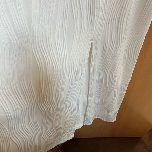 RIHOAS Ivory Midi Dress with Pearl Straps - NWT - Picture 4 of 6